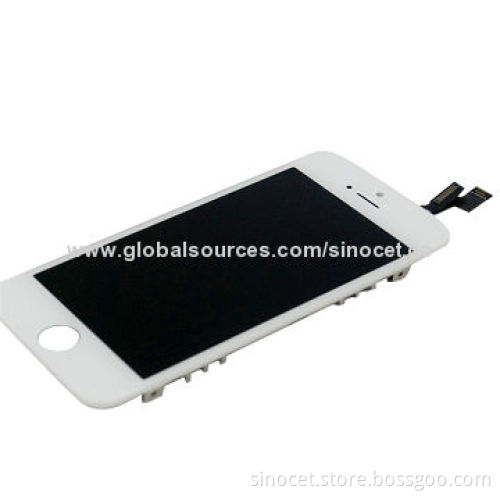 Cell phone display for iPhone 5s, refurbished LCD screen with original LCD module